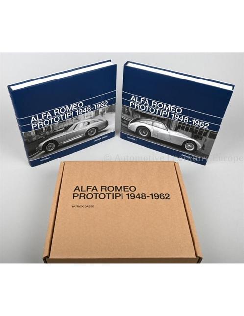ALFA ROMEO PROTOTIPI 1948 - 1962 (2 BOEKEN), Boeken, Auto's | Boeken, Alfa Romeo
