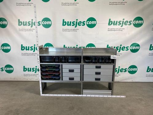 Aluca aluminium bedrijfswageninrichting gebruikt (nr 2385), Auto diversen, Auto-accessoires, Gebruikt, Ophalen of Verzenden