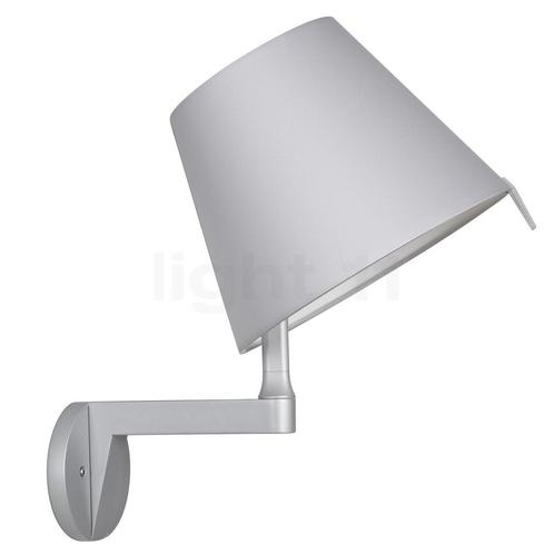 Artemide Melampo Parete, aluminiumgrijs , Magazijnuitverkoop, Huis en Inrichting, Lampen | Wandlampen, Nieuw, Verzenden