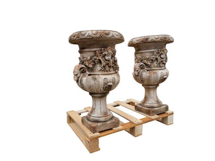 Vaas (2) - MGO - Ram & Angels, Antiek en Kunst, Curiosa en Brocante