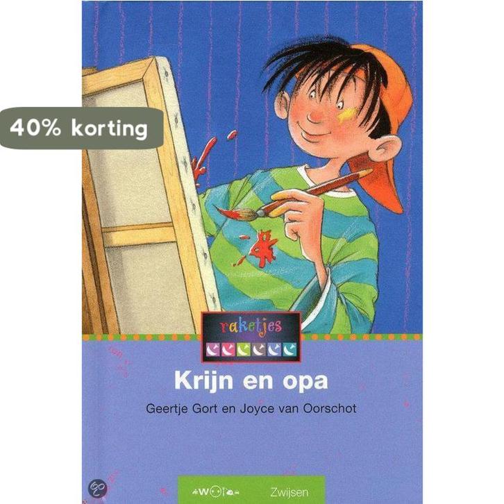 KRIJN EN OPA 9789027661883 Geertje Gort, Boeken, Kinderboeken | Jeugd | onder 10 jaar, Gelezen, Verzenden