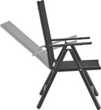 2dekans | Aluminum tuinset - Milano - 9-delig - Donkergrijs, Tuin en Terras, Tuinsets en Loungesets, Ophalen of Verzenden, Zo goed als nieuw