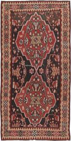 Oude Kelim Karabagh Azeri Antiek - Kelim - 452 cm - 225 cm, Huis en Inrichting, Stoffering | Tapijten en Kleden, Nieuw