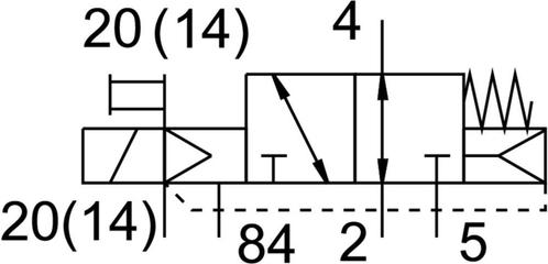 Festo 3/2 NO Monostabiele Lucht Magneetventiel Flens, Doe-het-zelf en Verbouw, Gereedschap | Machine-onderdelen en Toebehoren