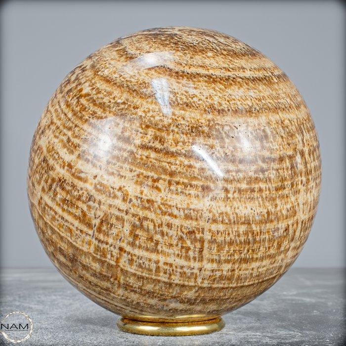 Natuurlijke Aragoniet Bol Uit Peru- 1967.1 g, Antiek en Kunst, Curiosa en Brocante