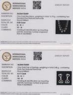 2-delige sieradenset - 18 karaat Roségoud - 0.97ct. tw., Sieraden, Tassen en Uiterlijk, Antieke sieraden