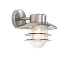 Industriële wandlamp staal IP44 - Shell, Nieuw, Overige materialen, 50 tot 250 watt