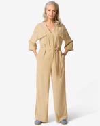 HEMA Damesjumpsuit Sarie beige, Verzenden, Nieuw
