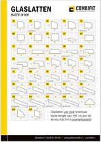 Combifit Glaslatten E2, 195cm 80mu RAL1013 (17x27), Ophalen of Verzenden, Nieuw