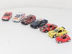 1:24  Set 5 Rally autos, Carabinieri en Fiat 500 #GS08, Ophalen of Verzenden, Gebruikt, Bburago