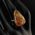 Barnsteen - Golden Fire BALTIC AMBER Ring – Natural Freeform