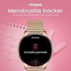 2dekans | Maoo Ventura AMOLED Smartwatch Dames - RVS en 3x, Ophalen of Verzenden, Zo goed als nieuw