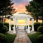 Tuinpaviljoen Siana Ø 3.5m - crème, Tuin en Terras, Partytenten, Verzenden, Nieuw