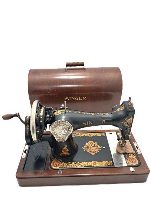 Singer 128K (1929) Naaimachine - Hout, Staal, Antiek en Kunst, Kunst | Designobjecten