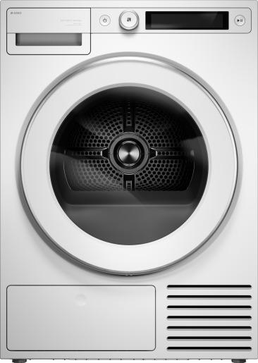 Asko T509HRW Logic warmtepomp droger - wit, Witgoed en Apparatuur, Wasdrogers, Nieuw, Voorlader, Energieklasse A of zuiniger, 8 tot 10 kg