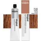 LOréal  Majirel  7.43 Koper Goudblond  50 ml, Verzenden, Nieuw