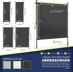 tillvex® Klemluifel, verticale zonwering, 150 x 310 cm, antr, Verzenden, Nieuw