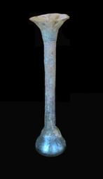 Oud-Romeins Glas Belvormig gebaseerd unguentarium, Antiek en Kunst