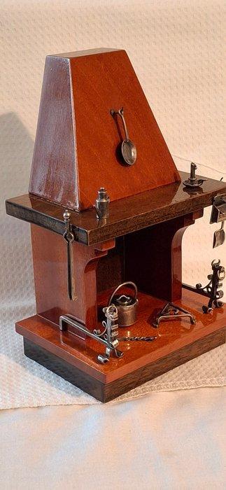 Miniatuur figuur - Open Schouw met Zilveren Miniaturen (12), Antiek en Kunst, Antiek | Goud en Zilver