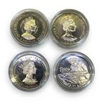 Falklandeilanden, Liberia. 2 Pounds, 50 Pence, 1 Dollar