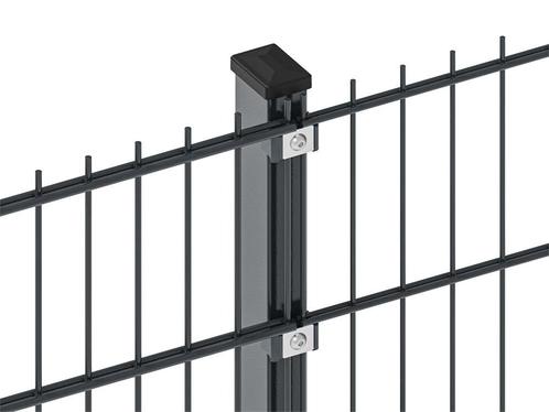 Dubbelstaafmat hekwerk pakket - Zelf samenstellen, Tuin en Terras, Schuttingen, Minder dan 3 meter, Nieuw, IJzer, 1 tot 2 meter