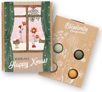 Blossombs Kerst - Wishing you a Happy X-mas! - Doosje met 4 beschikbaar voor biedingen
