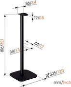 SHOWMODEL Sonos speaker standaard voor Era 300 (zwart) Vogel, Verzenden, Nieuw