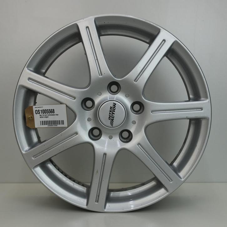 Set velgen 16 inch Universeel Inter Action 5x115 *OS1005568*, Auto-onderdelen, Banden en Velgen, Velg(en), Gebruikt, 16 inch, Personenwagen