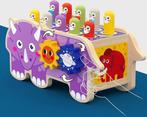 Dollie de Dino - 2 in 1 Houten Speelgoed Hamerbank -, Kinderen en Baby's, Speelgoed | Overig, Ophalen of Verzenden, Zo goed als nieuw