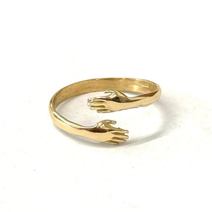 Handmade - Ring - Abbraccio - 2.6 g - 18 karaat Geel goud, Sieraden, Tassen en Uiterlijk, Ringen