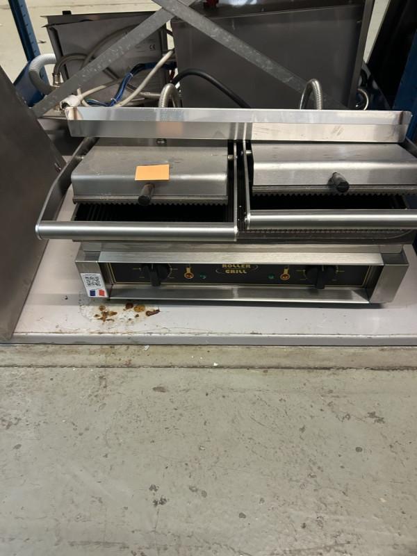 Occasion Roller Grill dubbele contactgrill, Zakelijke goederen, Horeca | Keukenapparatuur, Gebruikt, Ophalen