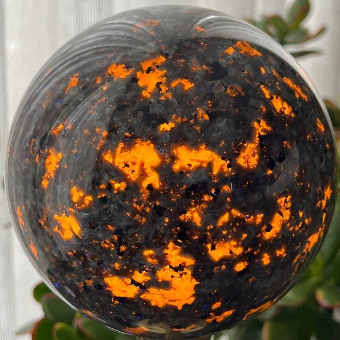 Fijn gepolijste grote Yooperlite bol - Hoogte: 12.22 cm -, Verzamelen, Mineralen en Fossielen