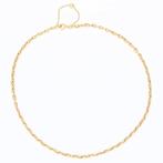 Halsketting - 18 karaat Geel goud - Ankerschakel, Sieraden, Tassen en Uiterlijk, Kettingen, Nieuw