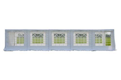 Partytent zijwand PE met ramen – 10 meter (PVC Partytent), Tuin en Terras, Partytenten, Partytent, Nieuw, 2 meter of meer, Verzenden