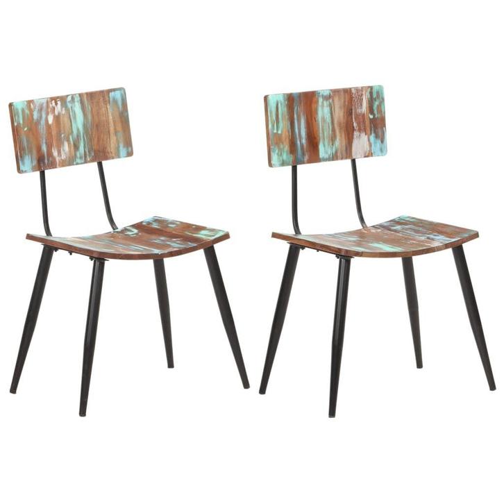 2 Antieke Eetkamerstoelen Hout | Tweedekansje | OP=OP, Huis en Inrichting, Stoelen, Twee, Overige kleuren, Nieuw, Ophalen of Verzenden