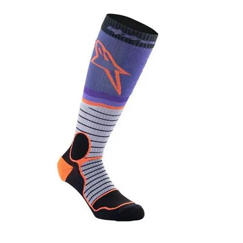 Alpinestars MX Pro Socks Zwart Grijs Paars, Motoren, Accessoires | Overige, Nieuw, Verzenden
