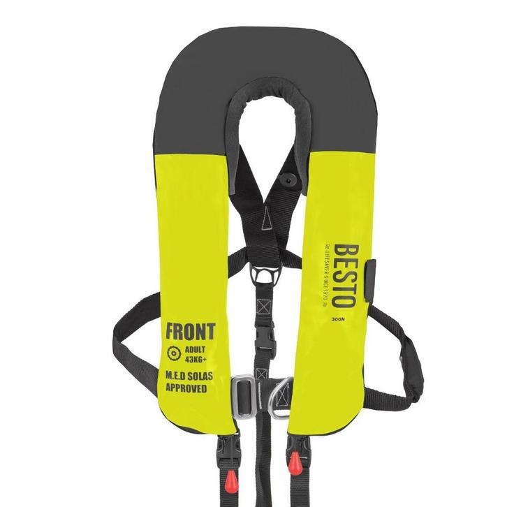 Besto SOLAS Automatisch Reddingsvest 300N Twin Wipe Clean Ge, Watersport en Boten, Watersportkleding, Nieuw, Ophalen of Verzenden