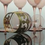 SECOLOVENTESIMO - Kelk (6) - Ancient Rose Crystal Goblet -, Antiek en Kunst