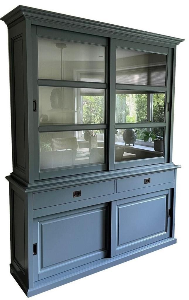 Buffetkas pelsgrijs Ermelo 160cm, Huis en Inrichting, Kasten | Buffetkasten, Ophalen of Verzenden