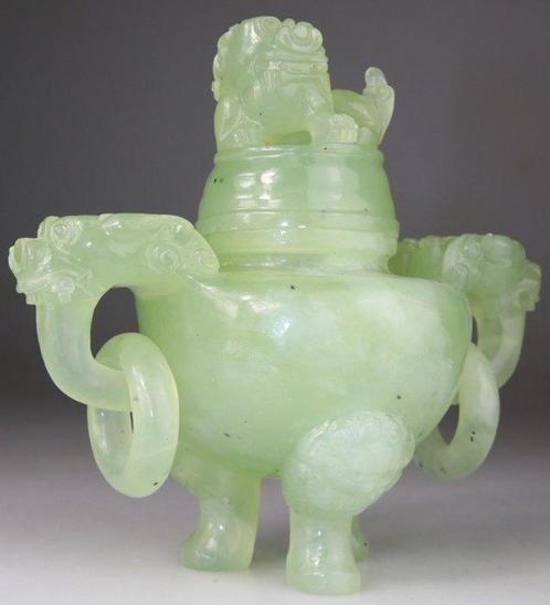 Parfumbrander Vaas Wierookvat Sculptuur - Leeuw - Steen,, Antiek en Kunst, Antiek | Overige Antiek