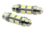 C5W autolamp 2 stuks | LED festoon 39mm | 8-SMD daglichtwit, Nieuw, Verzenden