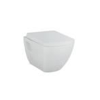 Wandcloset BWS Design Square met Bidet Keramiek Wit (Excl., Ophalen of Verzenden, Nieuw, Overige typen