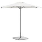vidaXL Parasolvoetplaten 4 st driehoekig 14 kg graniet grijs, Verzenden, Nieuw, Parasolvoet