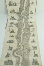 [Plan perspectif ; Leporello] - Neuestes Panorama des Rheins