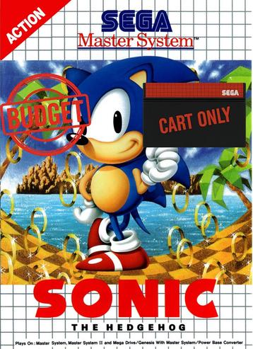 Sonic the Hedgehog - Cart Only - Budget - Sega Master System beschikbaar voor biedingen
