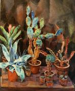 Herman Bieling (1887-1964) - Cactussen en bloempot.