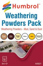 Humbrol - Weathering Powder Mixed Pack - 6 X 9 Ml (4/22), Nieuw, 1:50 tot 1:144