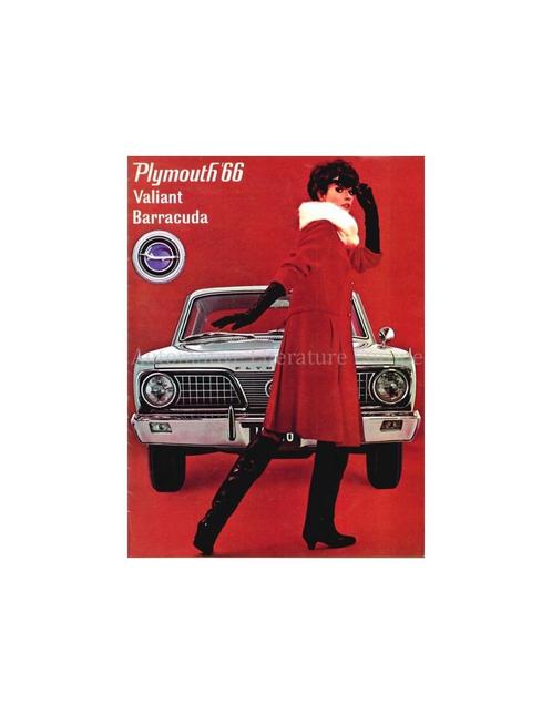 1966 PLYMOUTH VALIANT | BARRACUDA BROCHURE NEDERLANDS, Boeken, Auto's | Folders en Tijdschriften