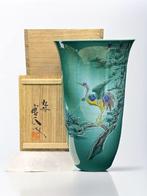 Vaas - Keramiek - Japan - H27cm Kutani Ware vaas (Zonder