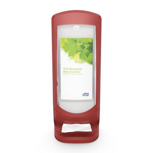 Tork Xpressnap stand napkin dispenser rood, Huis en Inrichting, Schoonmaakartikelen, Verzenden